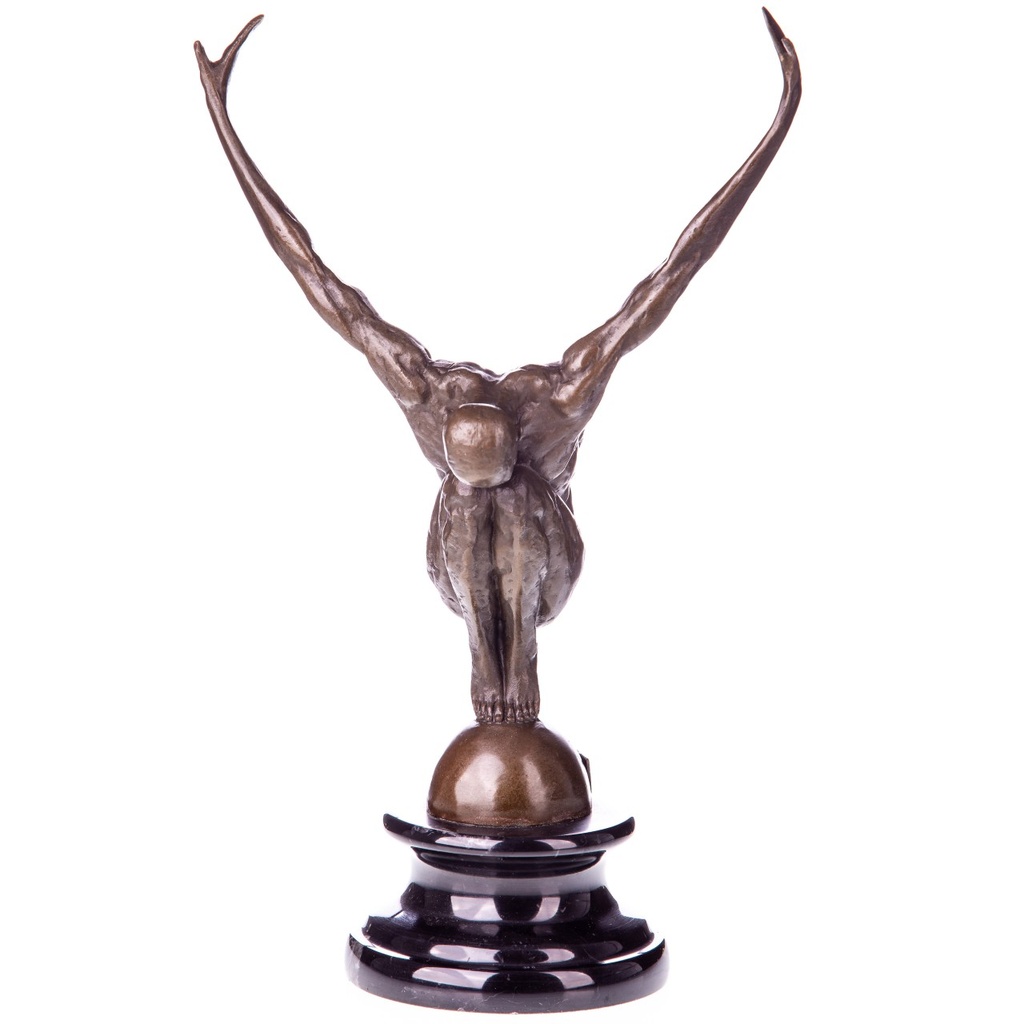 [LA-1822540] Bronzeskulptur Bronzefigur männlicher Akt Bild 3