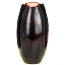 [LA-1822577] Dickwandig mundgeblasene und handgeschliffene Vase Kristallin Bohême Bild 3