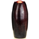 [LA-1822578] Dickwandig mundgeblasene und handgeschliffene Vase Kristallin Bohême Bild 2