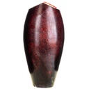 [LA-1822583] Dickwandig mundgeblasene und handgeschliffene Vase Kristallin Bohême Bild 2