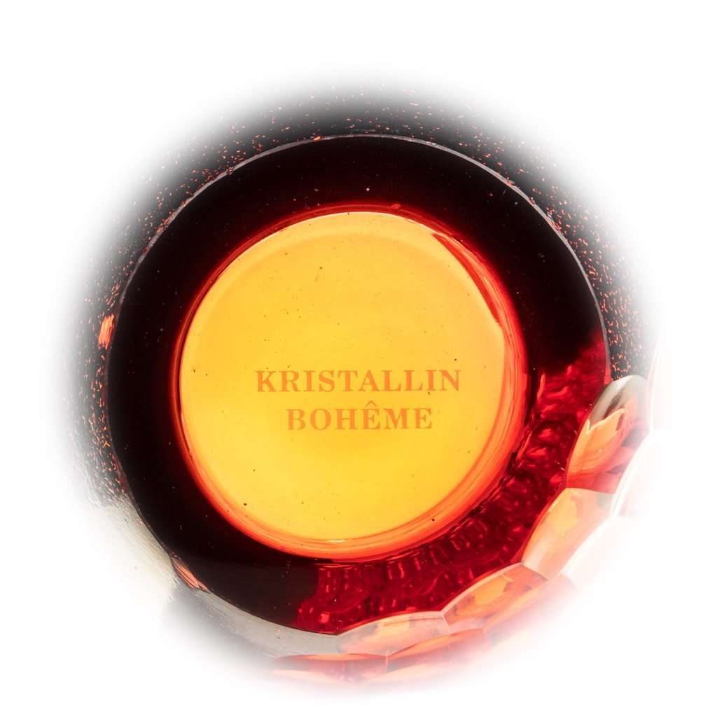 [LA-1822583] Dickwandig mundgeblasene und handgeschliffene Vase Kristallin Bohême Bild 4