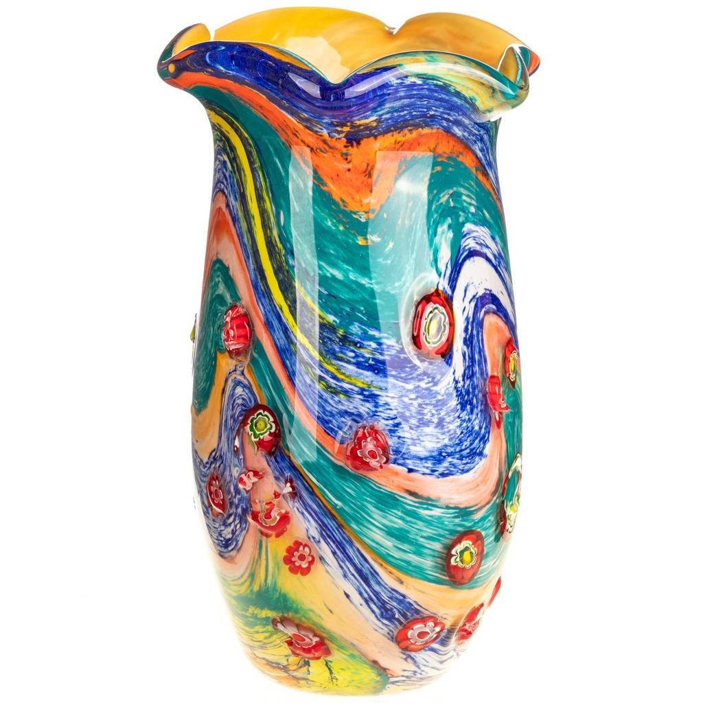 [LA-1822588] Murano-Stil Glas Vase Bild 2