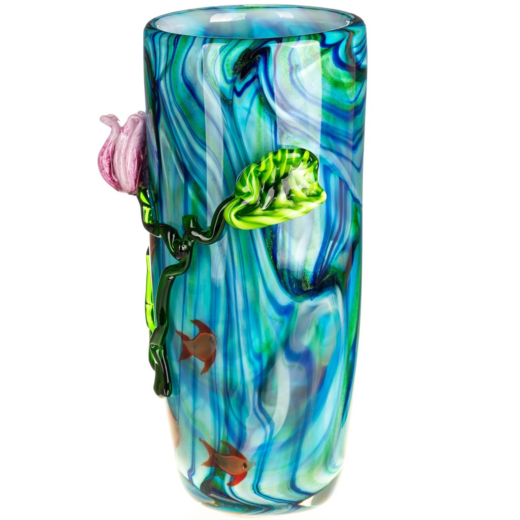 [LA-1822591] Murano-Stil Glas Vase Bild 2