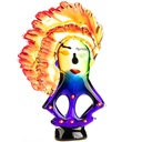 [LA-1822593] Murano-Stil Glas Skulptur Gesicht Bild 2