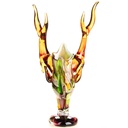 [LA-1822598] Murano-Stil Glas Vase Hirschkopf Bild 4