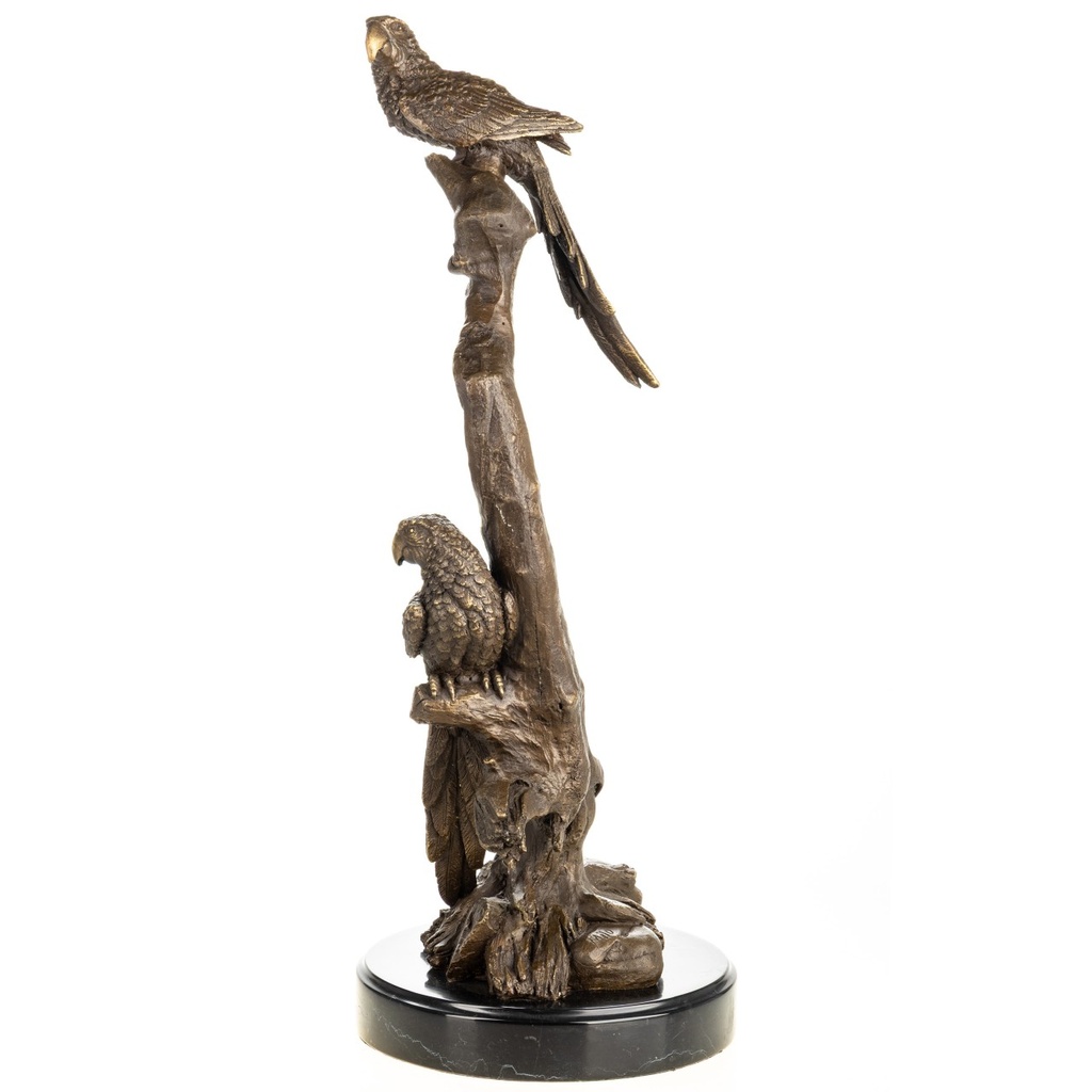 [LA-1822618] Bronzeskulptur Bronzefigur Papageien Bild 5