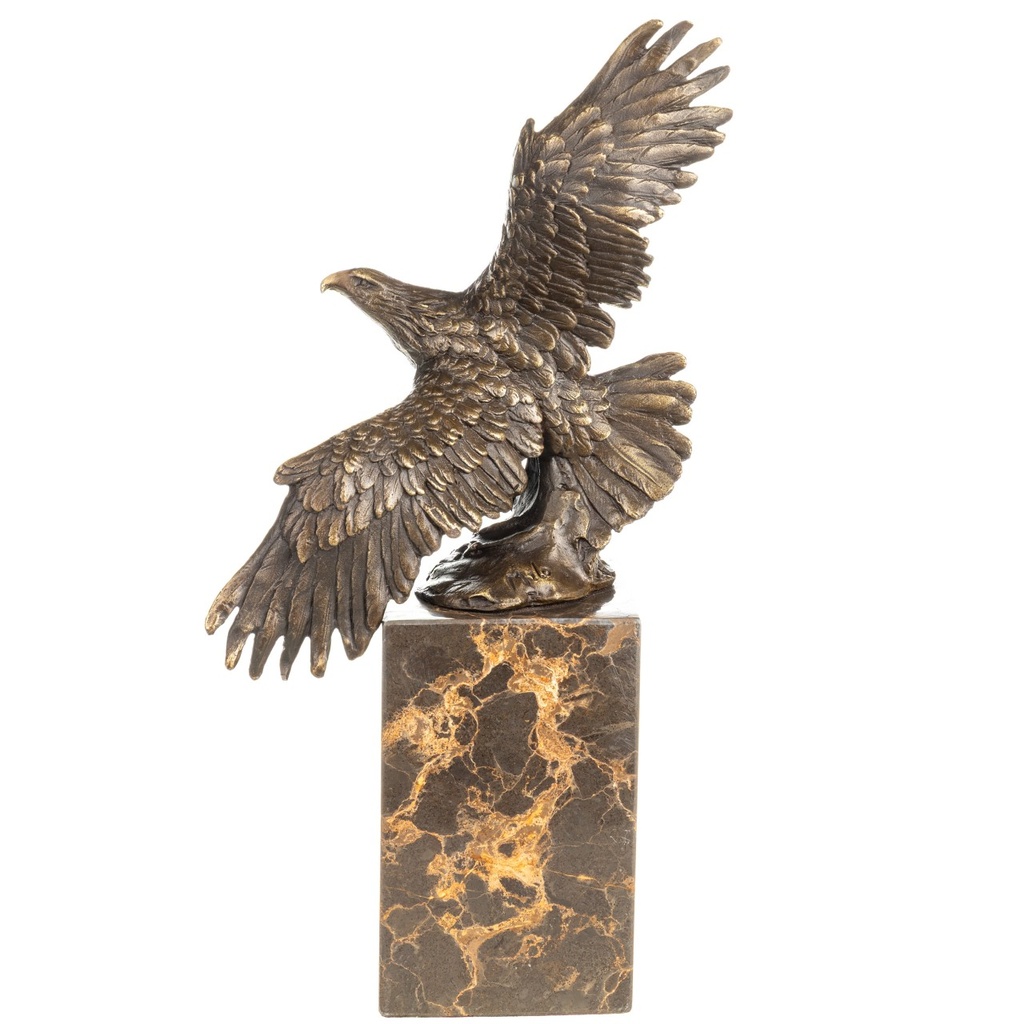 [LA-1822657] Bronzeskulptur Bronzefigur Adler Bild 3