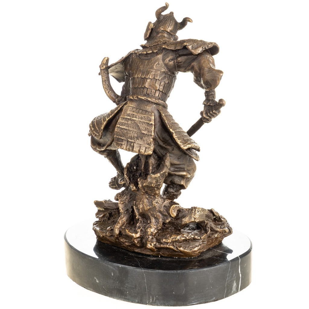 [LA-1822659] Bronzeskulptur Bronzefigur Samurai Bild 4
