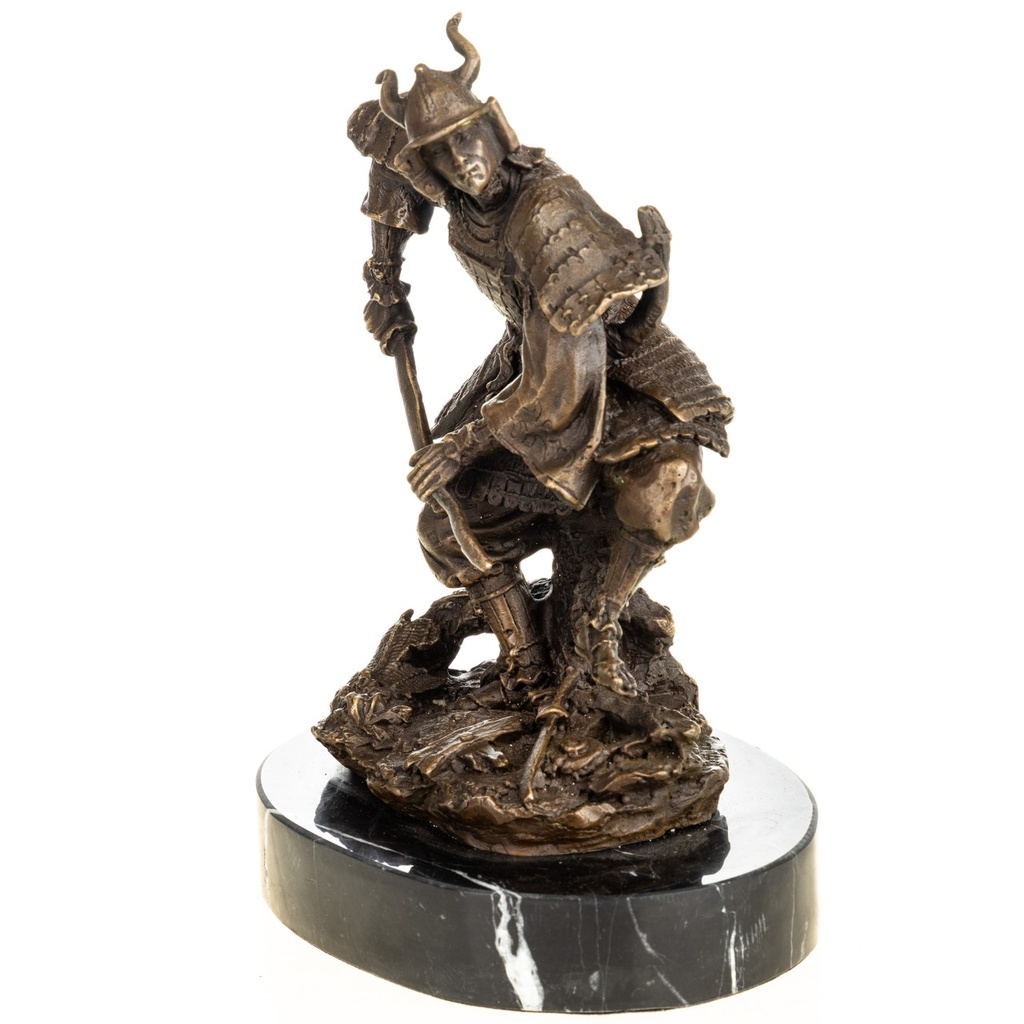 [LA-1822659] Bronzeskulptur Bronzefigur Samurai Bild 5