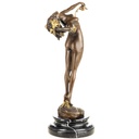 [LA-1822660] Jugendstil Bronzefigur The Vine weiblicher Akt mit Weinstock Bild 3