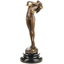 [LA-1822660] Jugendstil Bronzefigur The Vine weiblicher Akt mit Weinstock Bild 5