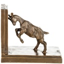 [LA-1822661] Bronzeskulptur Bronzefigur Buchstütze Ziege Bild 2