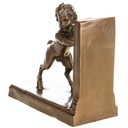 [LA-1822662] Bronzeskulptur Bronzefigur Buchstütze Satyr Bild 2
