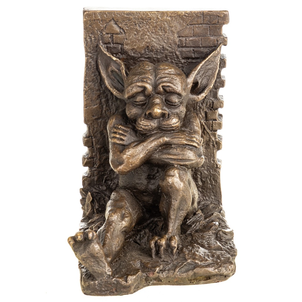 [LA-1822665] Bronzeskulptur Bronzefigur Buchstütze Gargoyle Bild 4
