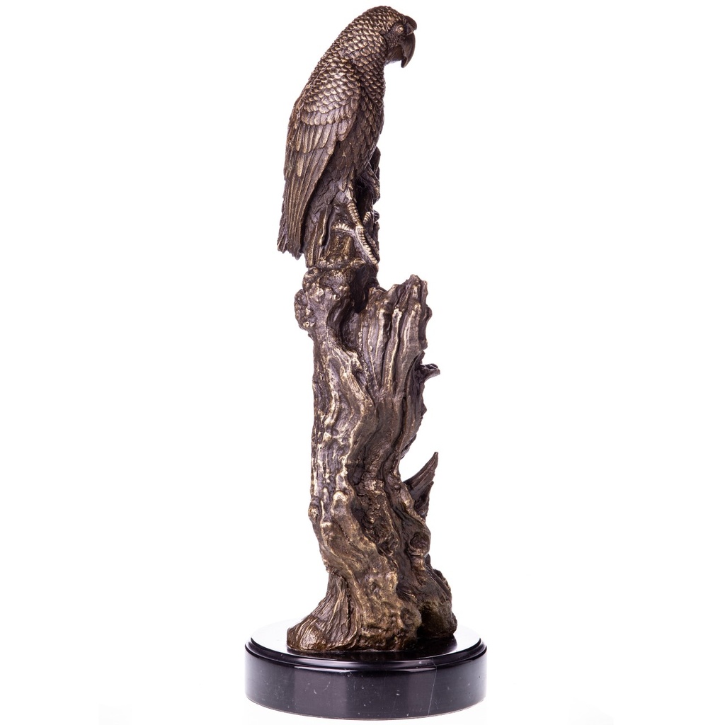 [LA-1822666] Bronzeskulptur Bronzefigur Papagei Bild 3