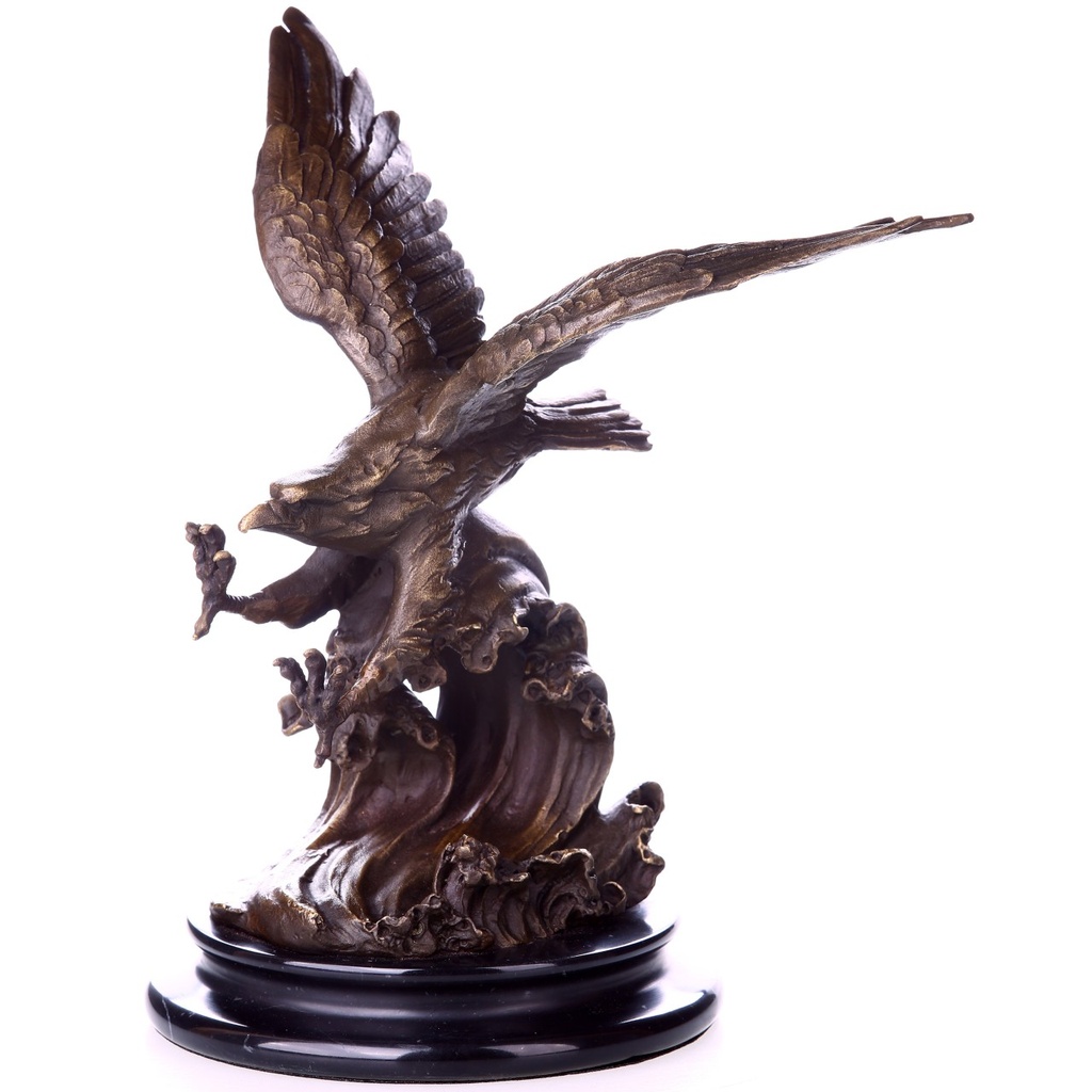 [LA-1822671] Bronzeskulptur Bronzefigur Adler Bild 4