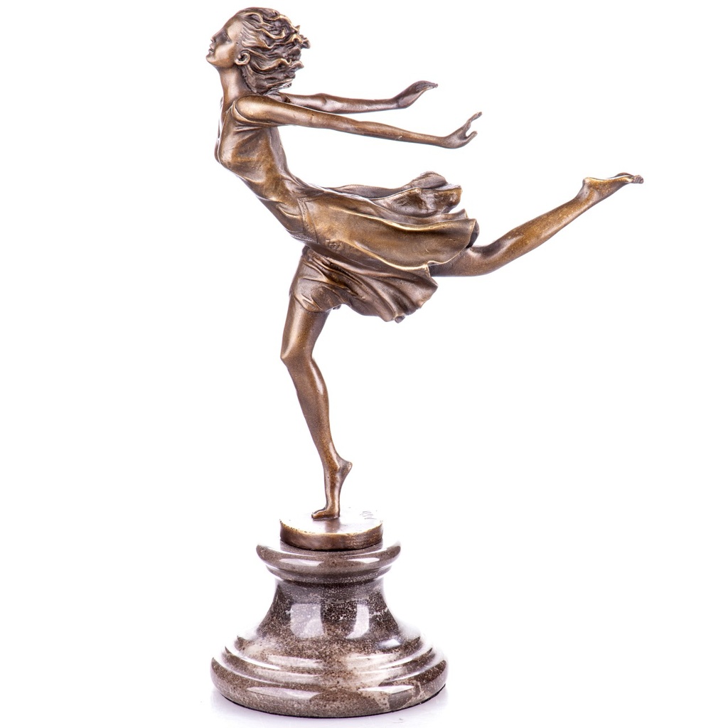 [LA-1822673] Bronzeskulptur Bronzefigur Tänzerin Bild 3