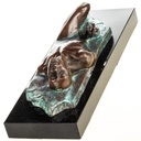[LA-1822679] Grün Patinierte Bronzefigur Männlicher Akt Bild 2