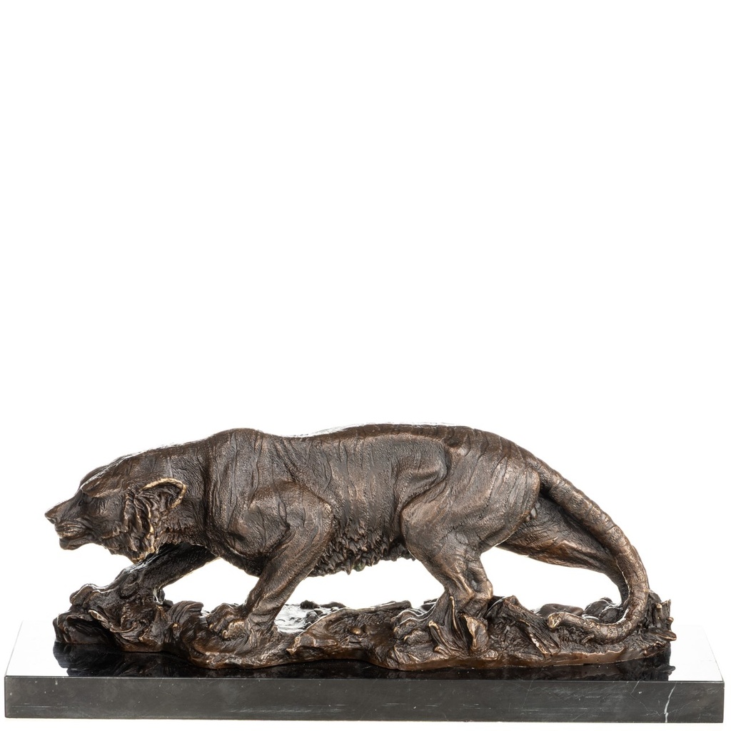 [LA-1822681] Bronzeskulptur Bronzefigur Tiger Bild 3