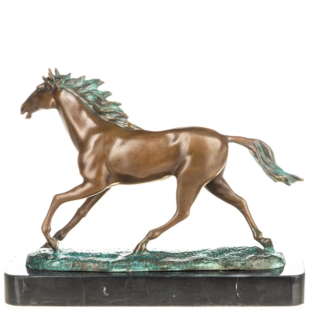 [LA-1822683] Bronzeskulptur Bronzefigur Pferd Bild 4