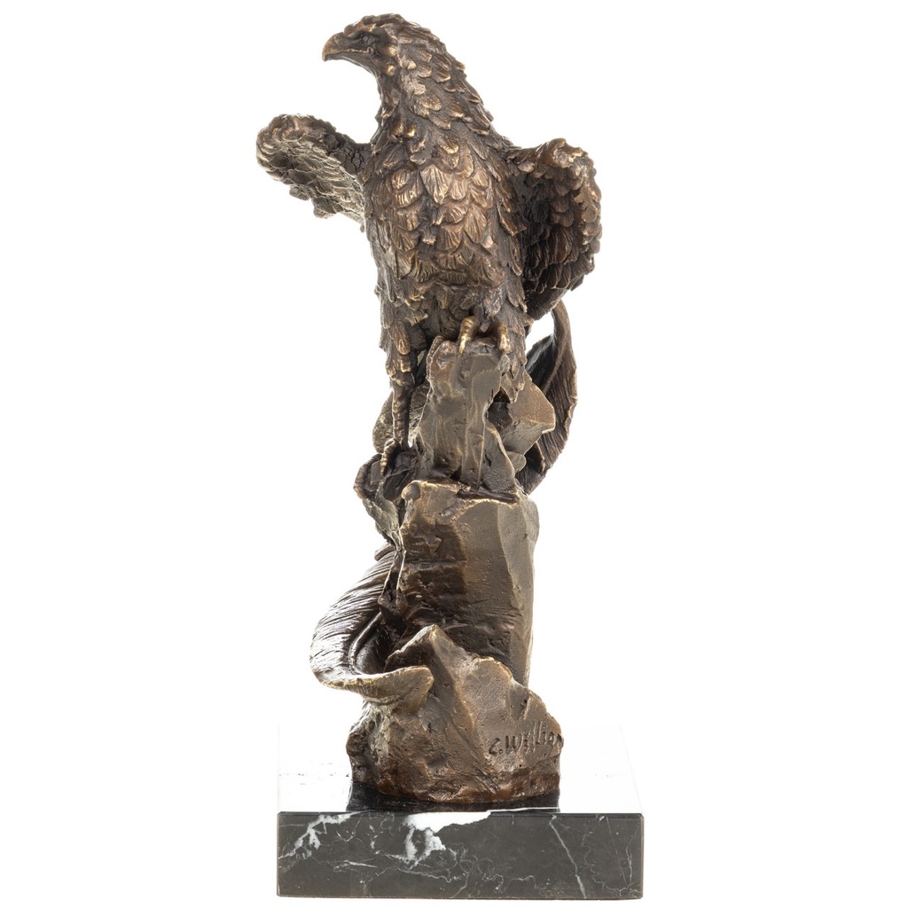 [LA-1822696] Bronzeskulptur Bronzefigur Adler Bild 4