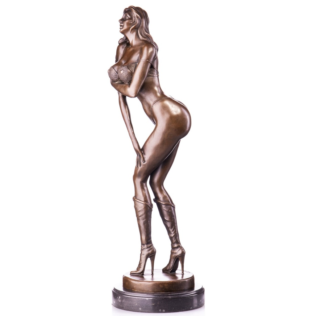 [LA-1822710] Erotische Bronzefigur Weiblicher Akt Bild 3