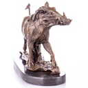 [LA-1822718] Bronzeskulptur Bronzefigur Warzenschwein Bild 2