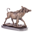 [LA-1822718] Bronzeskulptur Bronzefigur Warzenschwein Bild 3