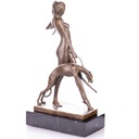 [2119833] Art Deco Bronzefigur Diana mit Hund nach E.McCartan Bild 3