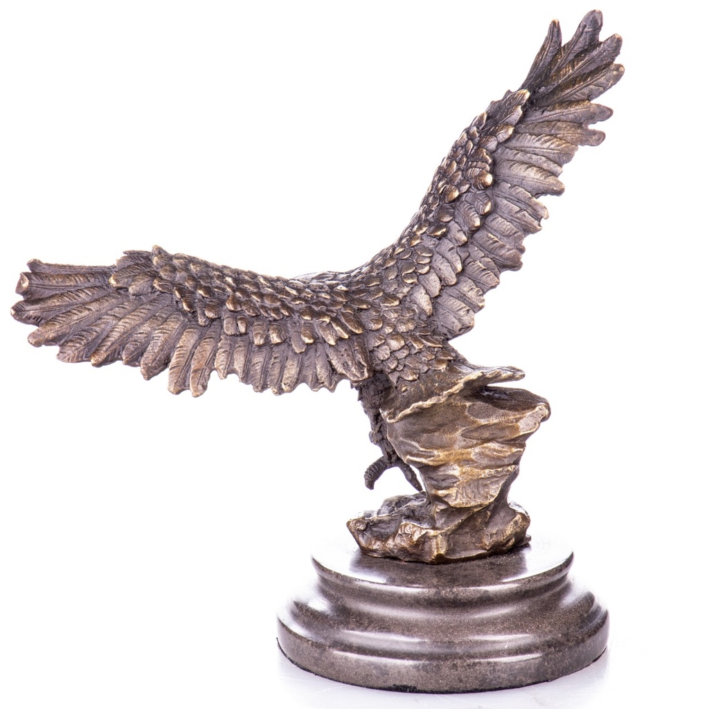 [LA-1822721] Bronzeskulptur Bronzefigur Adler Bild 2