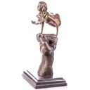 [LA-1822726] Moderne Bronzefigur Weiblicher Akt auf Faust Bild 4