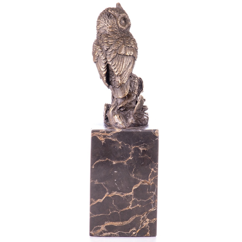 [LA-1822727] Bronzeskulptur Bronzefigur Eule Bild 2