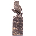 [LA-1822727] Bronzeskulptur Bronzefigur Eule Bild 3