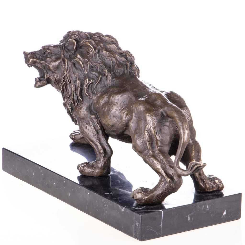 [LA-1822729] Bronzeskulptur Bronzefigur Löwe Bild 2
