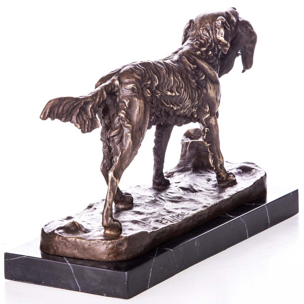 [LA-1822732] Bronzeskulptur Bronzefigur Jagdhund Bild 2