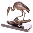 [LA-1822733] Bronzeskulptur Bronzefigur Reiher Bild 3