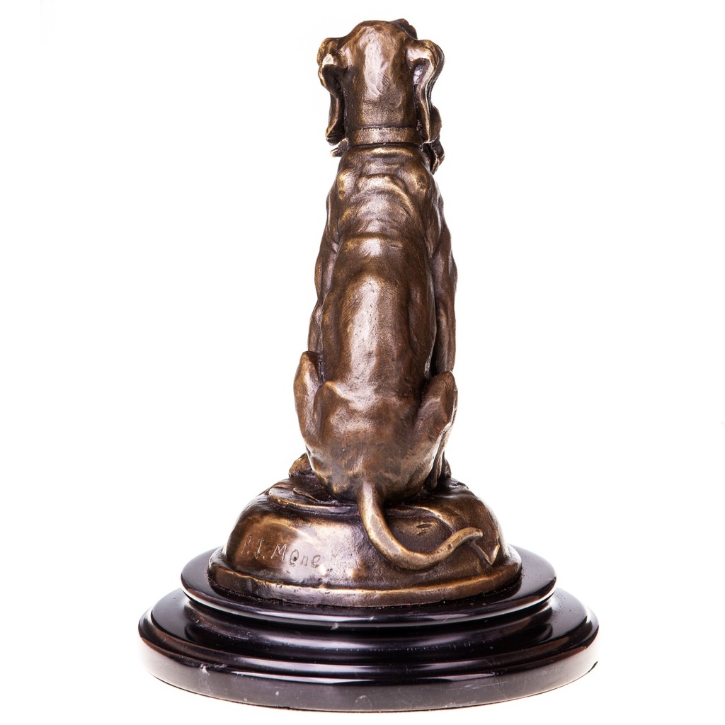 [LA-1822734] Bronzeskulptur Bronzefigur Jagdhund Bild 2