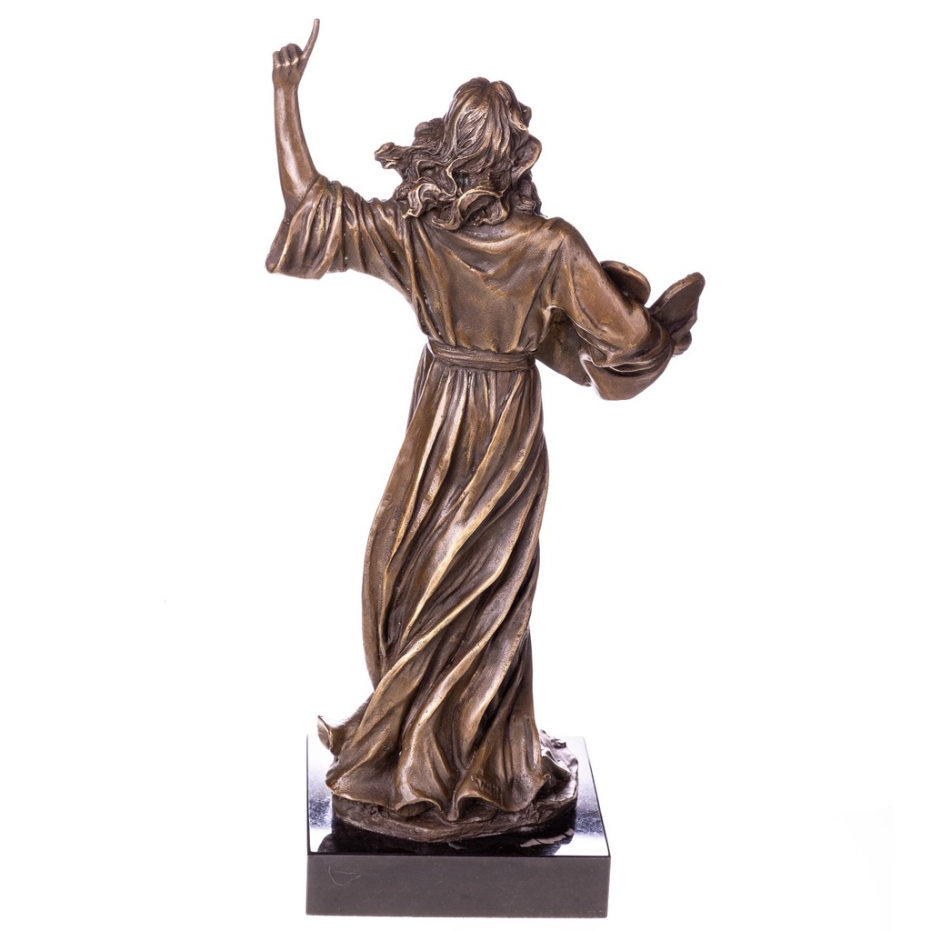 [LA-1822735] Bronzeskulptur Bronzefigur Moses mit den Zehn Geboten Bild 2
