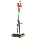 [LA-1822738] Bronzeskulptur Bronzefigur Flying Balloon Girl nach Banksy Bild 2