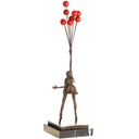 [LA-1822738] Bronzeskulptur Bronzefigur Flying Balloon Girl nach Banksy Bild 5