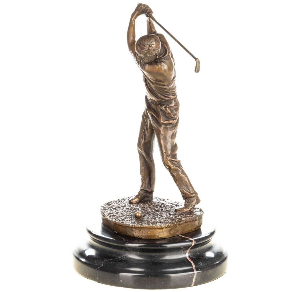 [LA-1822743] Bronzeskulptur Bronzefigur Golfer Bild 5