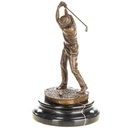 [LA-1822743] Bronzeskulptur Bronzefigur Golfer Bild 5