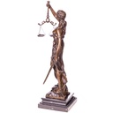 [LA-1822749] Bronzeskulptur Bronzefigur Justitia Bild 3