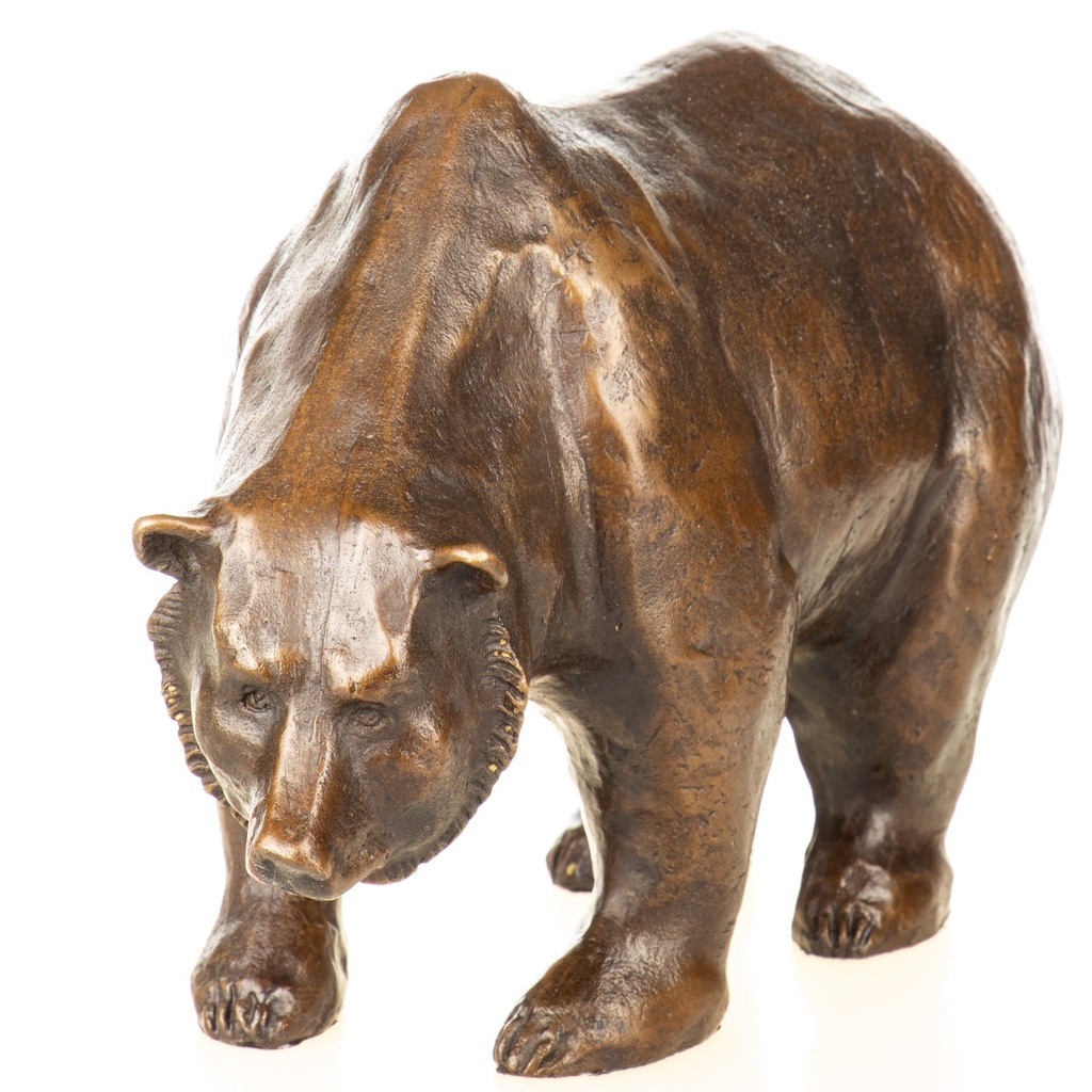 [LA-1822754] Bronzeskulptur Bronzefigur Bär Bild 2