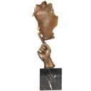 [LA-1822758] Moderne Bronzefigur Abstraktes Gesicht Bild 2