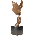 [LA-1822758] Moderne Bronzefigur Abstraktes Gesicht Bild 3