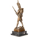 [LA-1822761] Bronzeskulptur Bronzefigur Soldat mit Muskete Bild 4