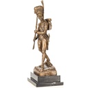 [LA-1822761] Bronzeskulptur Bronzefigur Soldat mit Muskete Bild 5