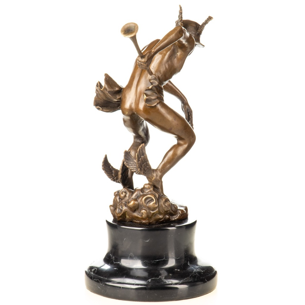 [LA-1822762] Bronzeskulptur Bronzefigur Hermes Bild 2