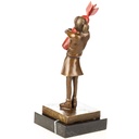 [LA-1822767] Moderne Bronzefigur Bomb Hugger nach Banksy Bild 3